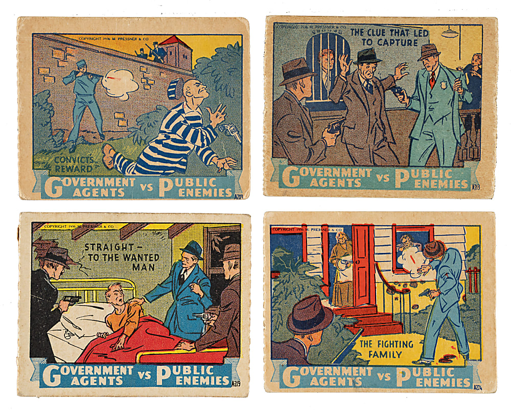 1936 R61 "Government Agents vs. Public Enemies" Complete Set (24)