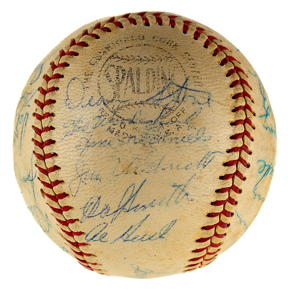 1962 Houston Colt 45's Inaugural Season Team-Signed Baseball - JSA