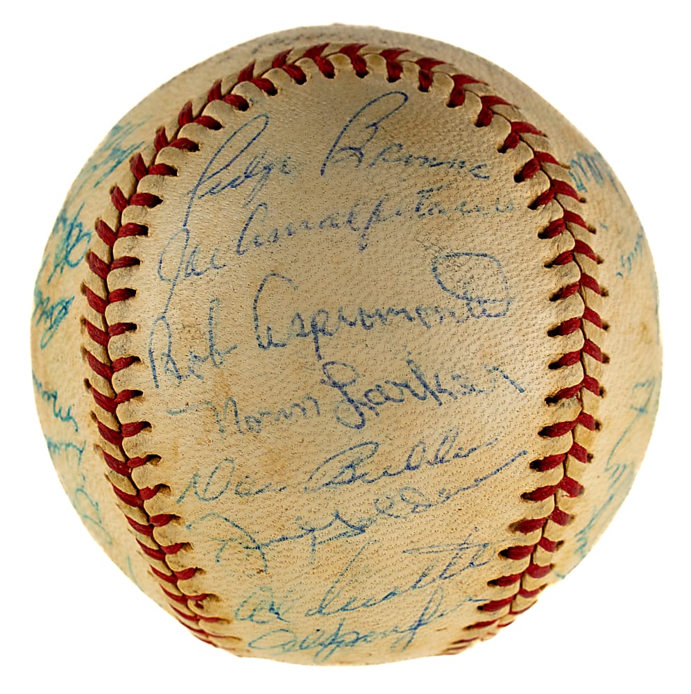1962 Houston Colt 45's Inaugural Season Team-Signed Baseball - JSA