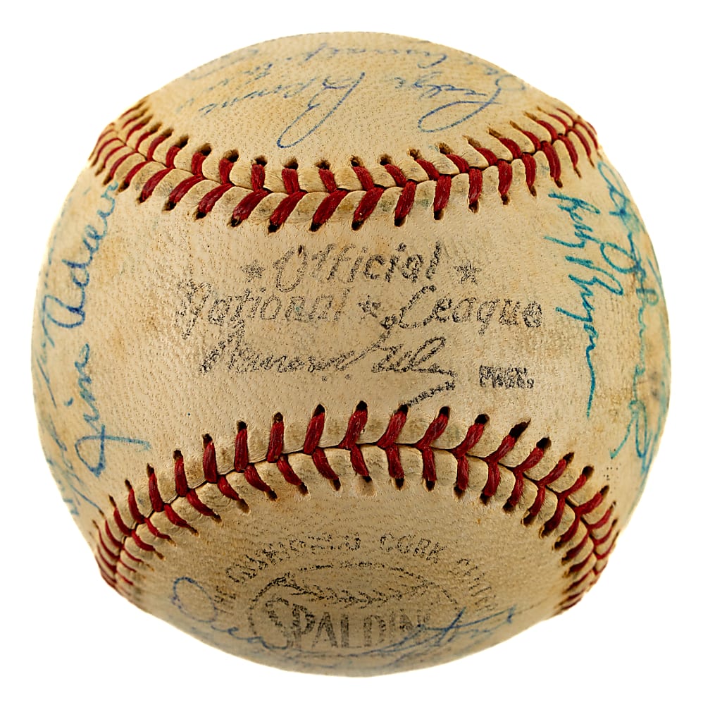 1962 Houston Colt 45's Inaugural Season Team-Signed Baseball - JSA