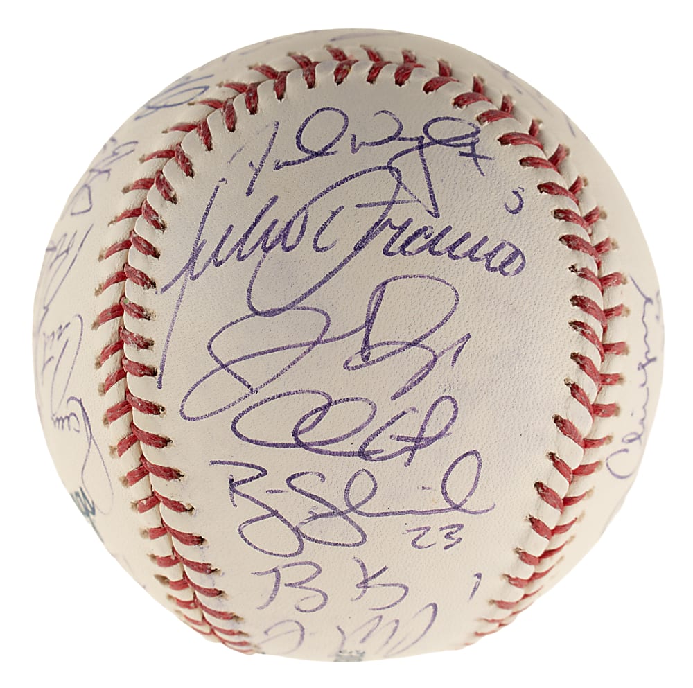 2006 Japan All-Star Series MLB Team-Signed Baseball with Joe Mauer, Andruw Jones, and David Wright