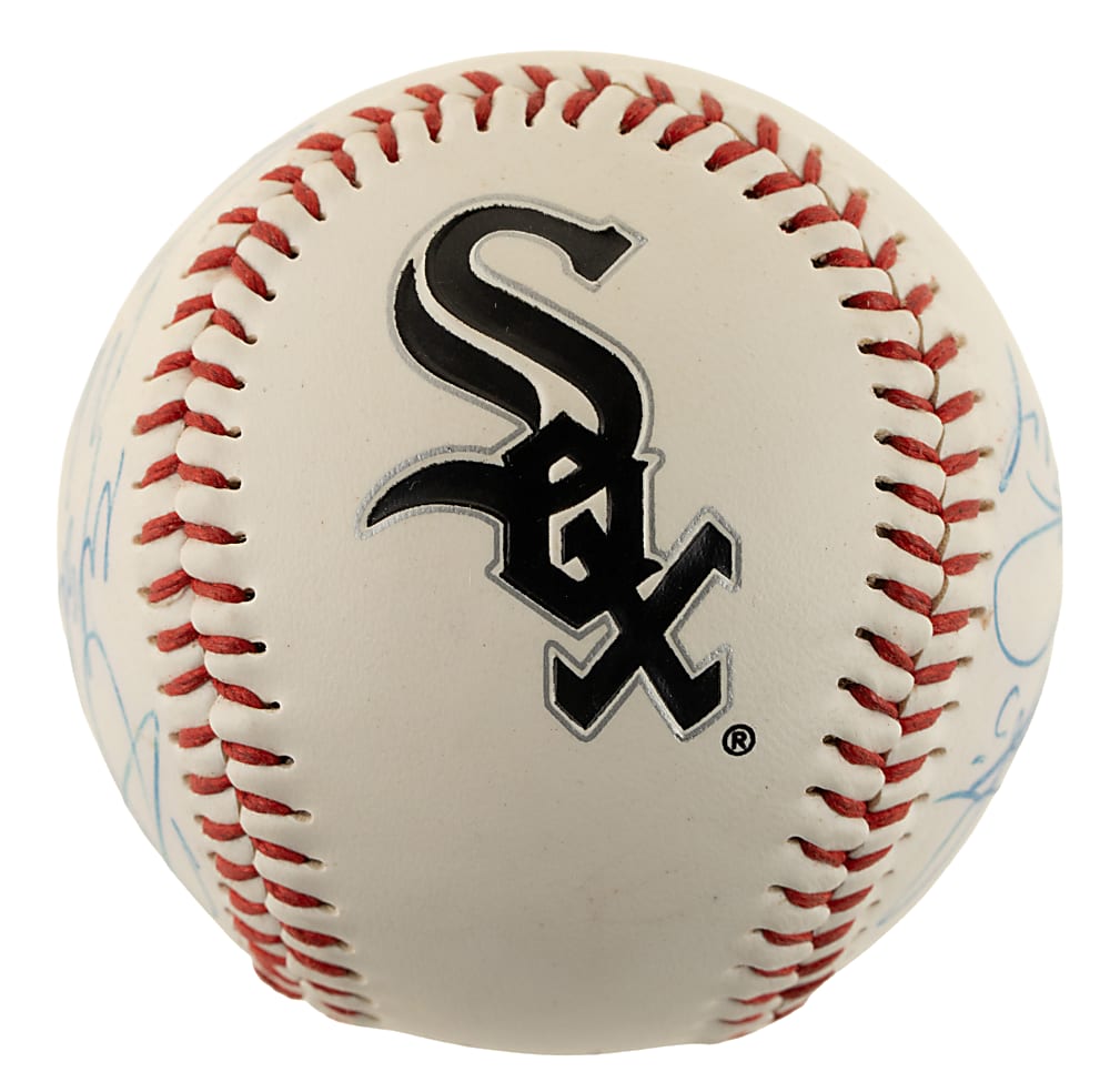 1999 Chicago White Sox Multi-Signed Baseball with Frank Thomas and Paul Konerko