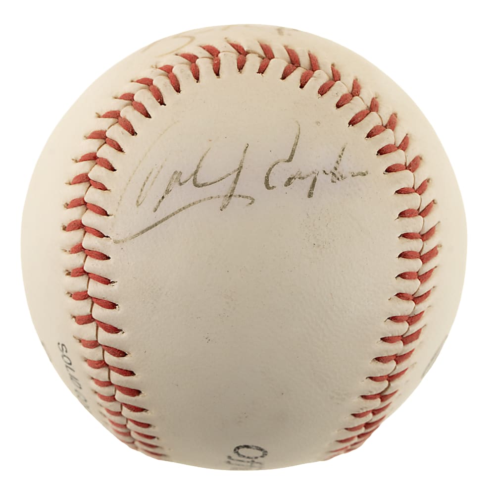 Cal Ripken Sr., Cal Ripken Jr., and Billy Ripken Multi-Signed Baseball