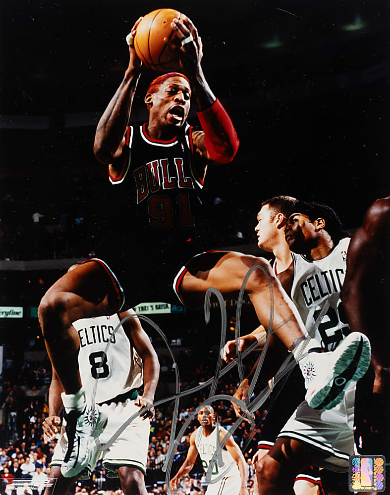 Basketball Hall of Famers and Stars Signed Photograph Collection (9) Including Larry Bird and Oscar Robertson