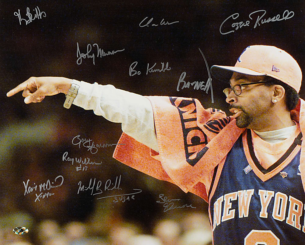 Basketball Hall of Famers and Stars Signed Photograph Collection (9) Including Larry Bird and Oscar Robertson
