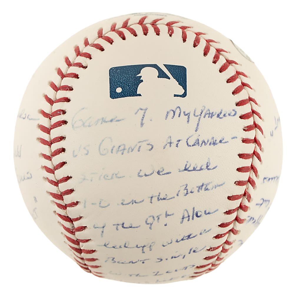 Bobby Richardson Signed Baseball with 1962 World Series Final Out Inscription