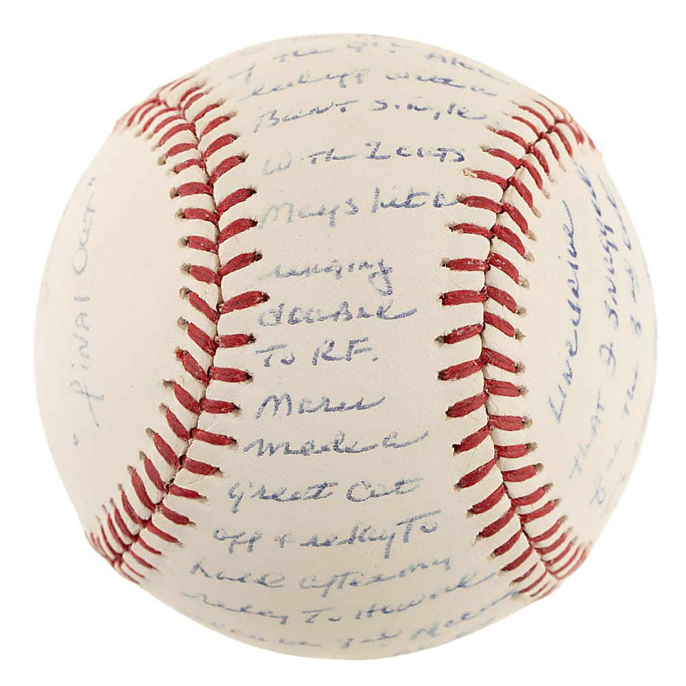 Bobby Richardson Signed Baseball with 1962 World Series Final Out Inscription