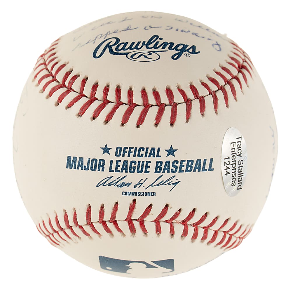 Bobby Richardson Signed Baseball with 1962 World Series Final Out Inscription
