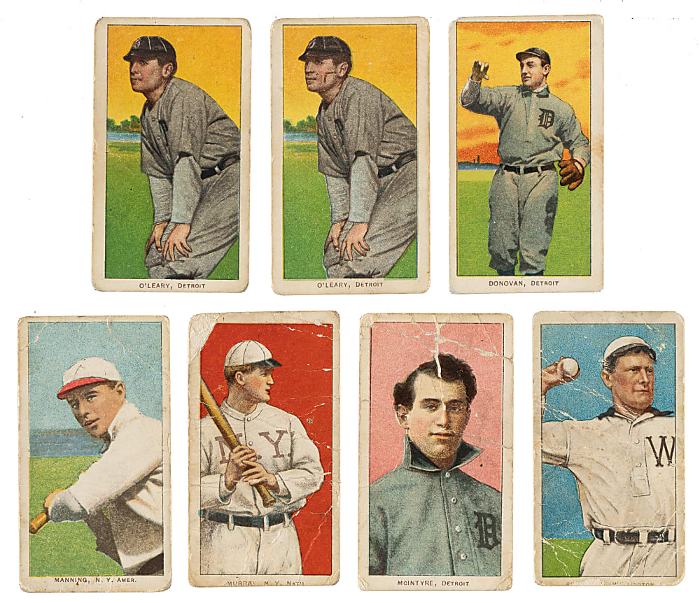 1909-1911 T206 White Border Collection (11) Including Fred Clarke
