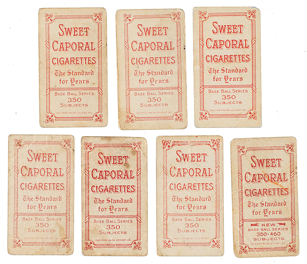 1909-1911 T206 White Border Collection (11) Including Fred Clarke