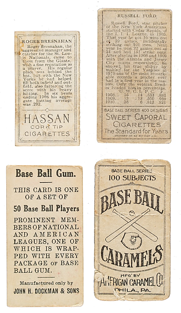 1910-Era Caramel and Tobacco-Card Collection (4)