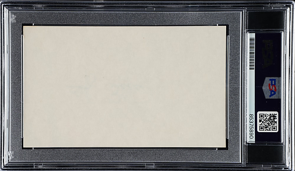 Yogi Berra Signed Index Card - PSA/DNA