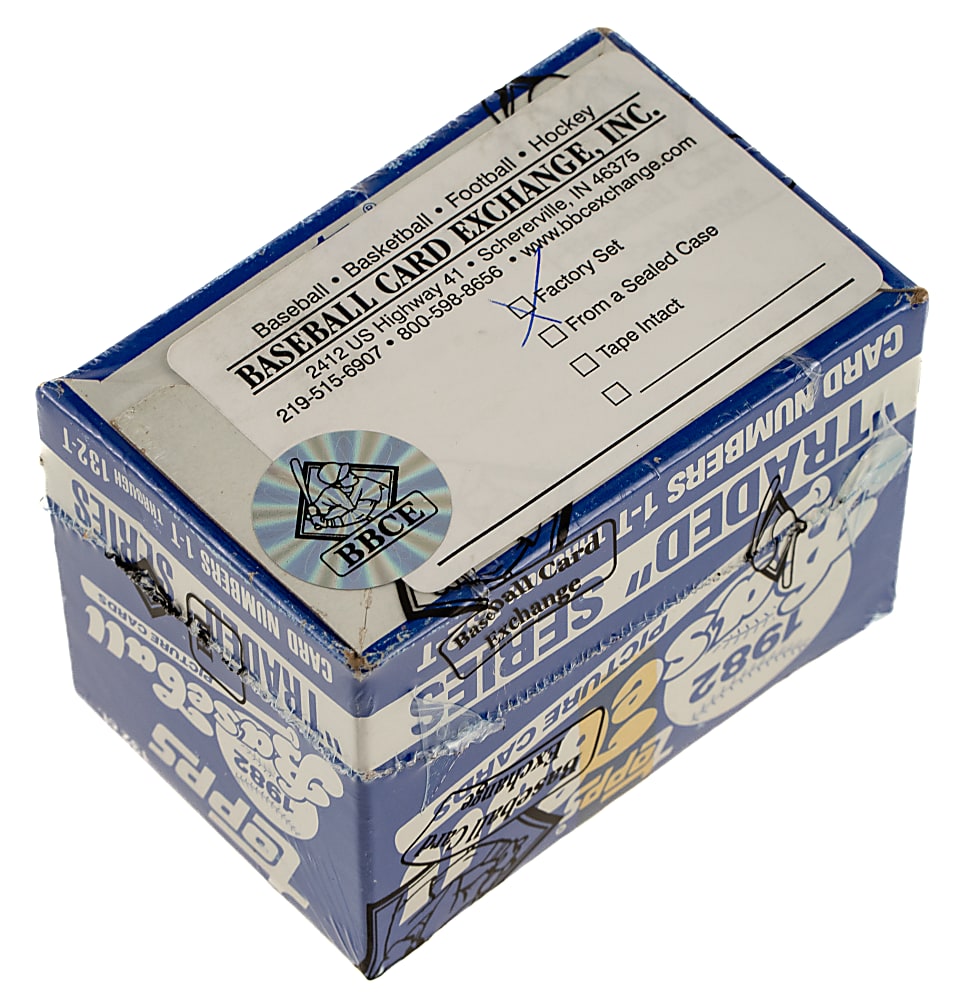 1982 Topps Traded Unopened Factory Set - BBCE