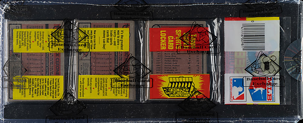 1981 Topps Unopened Rack Pack - Harold Baines Rookie on Top - BBCE
