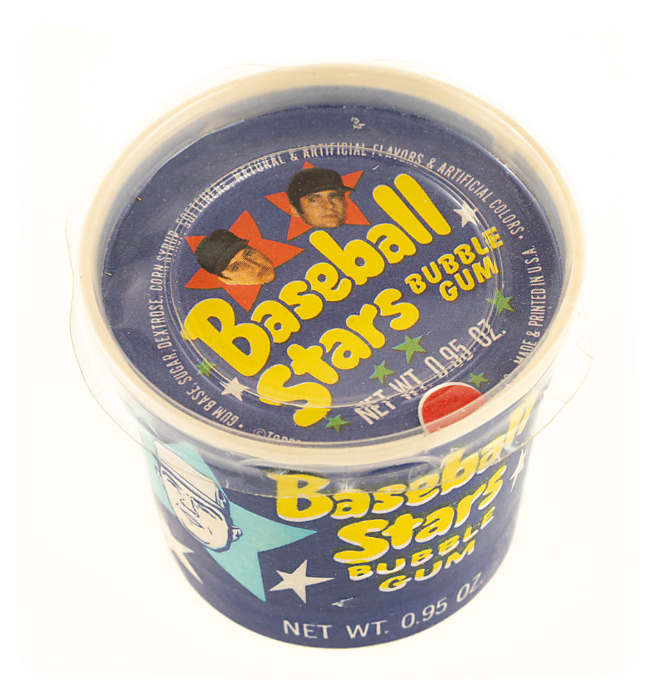 1973 Topps Candy Lids Unopened Container