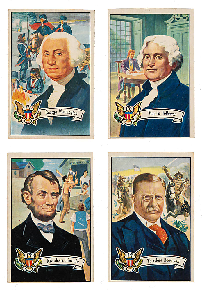 1952 Bowman "U.S. Presidents" Complete Set (36)
