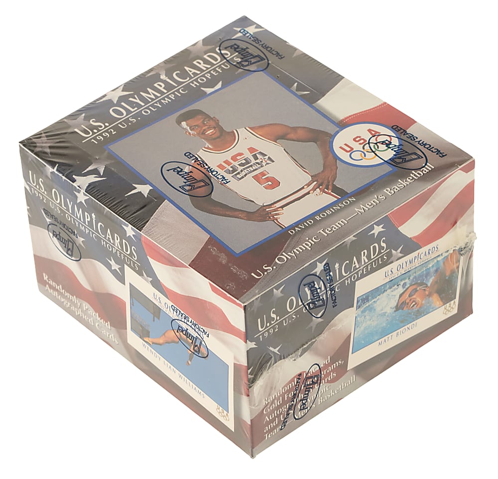 1992 Impel "U.S. Olympicards" Factory-Sealed Unopened Wax Box (36 Packs)