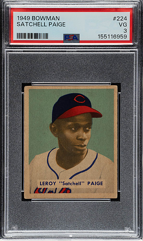 1949 Bowman #224 Satchel Paige PSA VG 3
