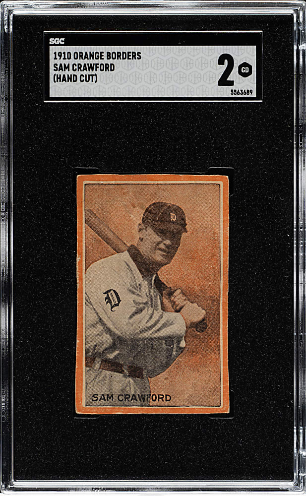 1910 "Orange Borders" Sam Crawford SGC GOOD 2