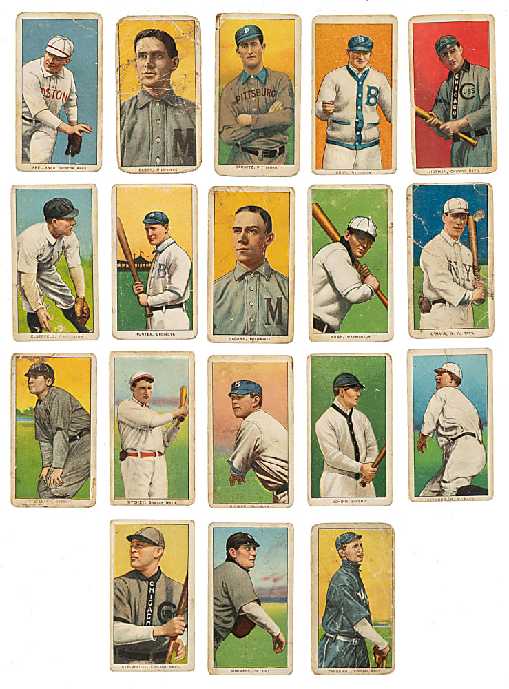 1909-1911 T206 White Border Collection (22) Including Hal Chase and Two Southern Leaguers