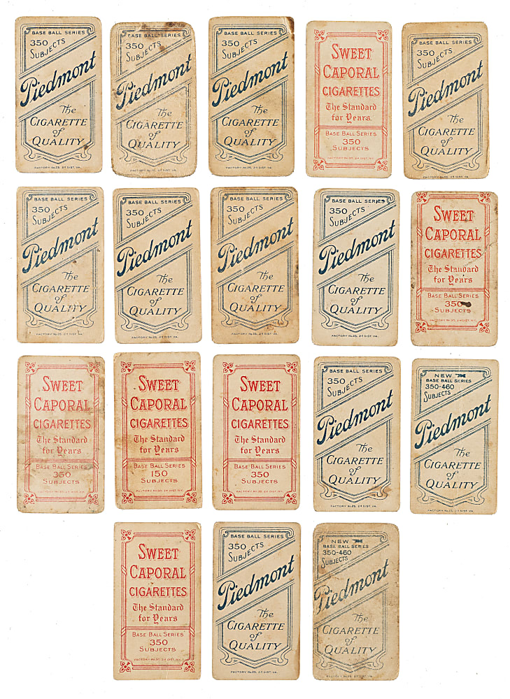 1909-1911 T206 White Border Collection (22) Including Hal Chase and Two Southern Leaguers