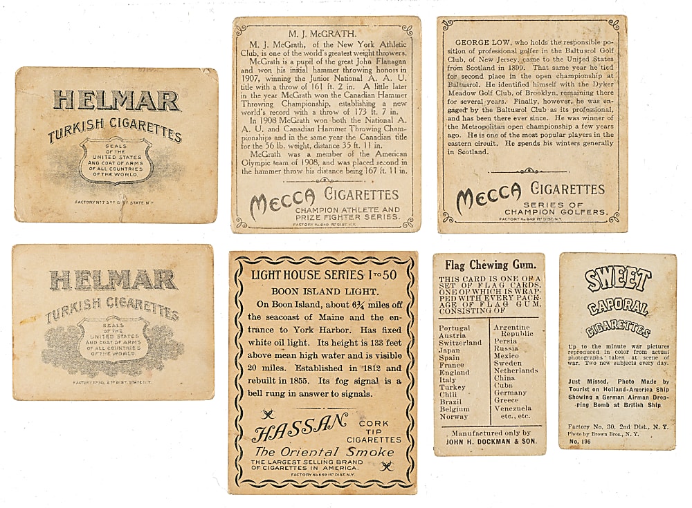 1910-Era "T" Set Nonsport Shoebox Collection (482)