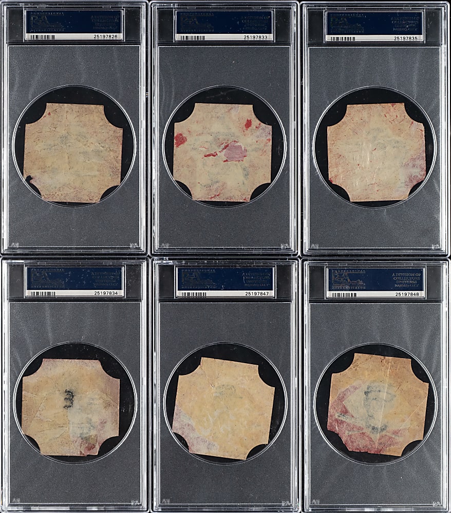 1947 to 1953 Northland and Tip Top Bread Labels PSA-Graded Collection (6)