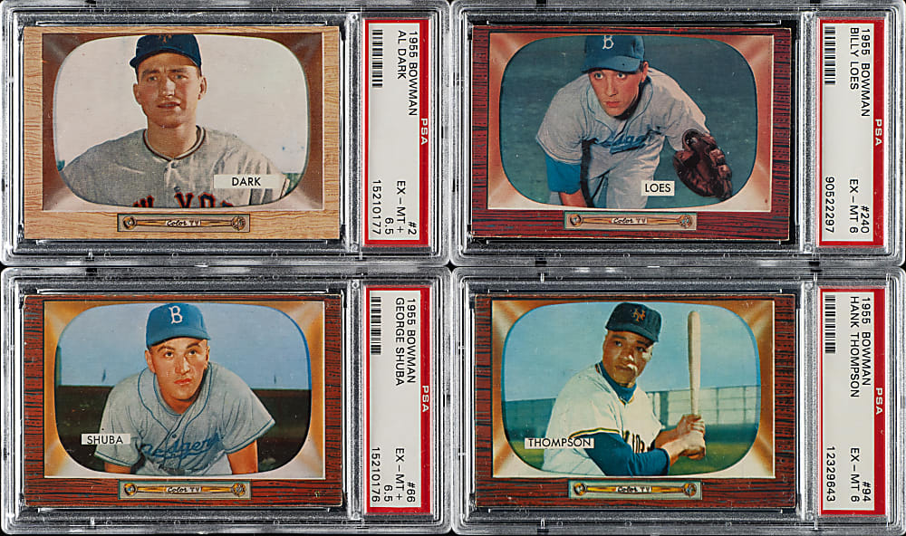 1955 Bowman PSA-Graded Collection (31)