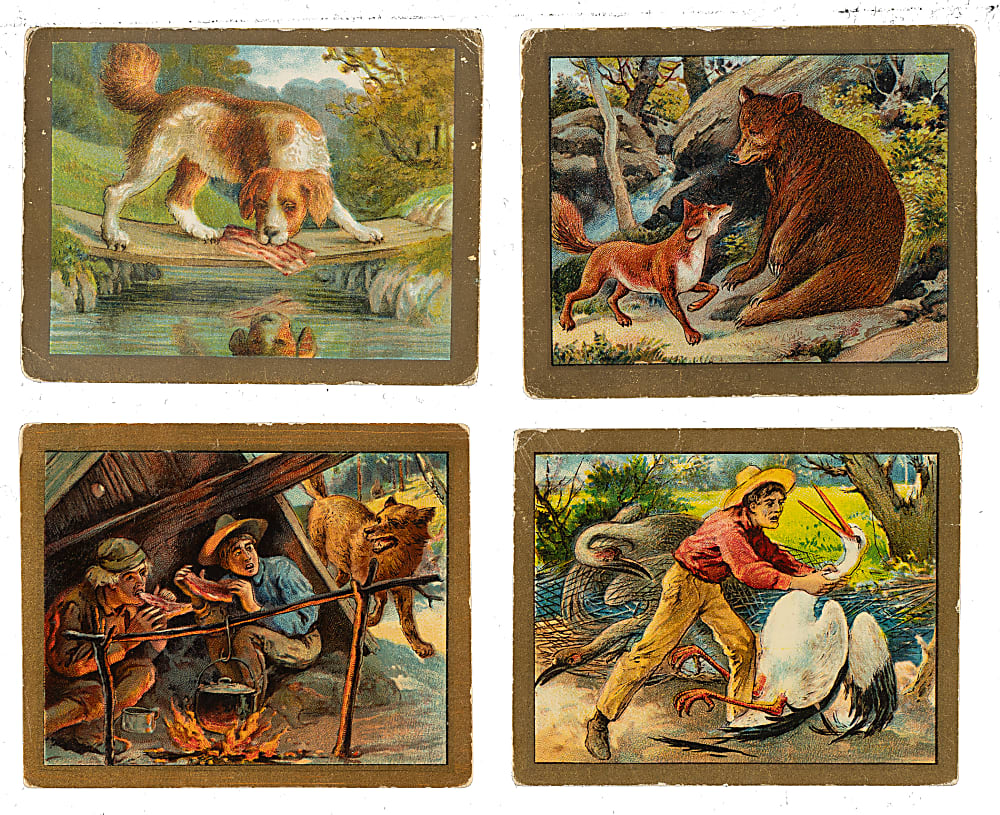 1910 T57 "Fable Series" Partial Set (74/100) Plus 90 Duplicates
