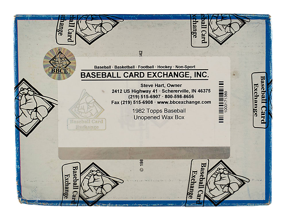 1982 Topps Unopened Wax Box (36 Packs) - BBCE