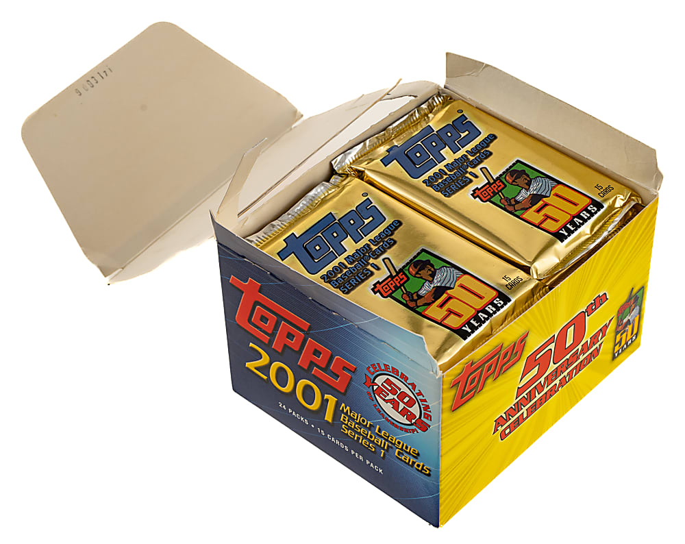 2001 Topps First Series Unopened Retail Box (24 Packs)