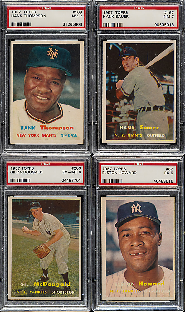 1957 Topps PSA-Graded Collection (53)