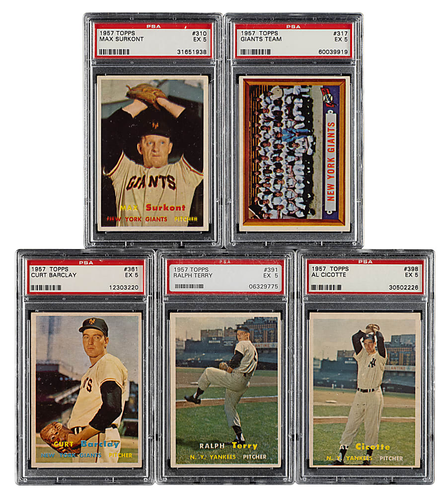 1957 Topps PSA-Graded Collection (53)