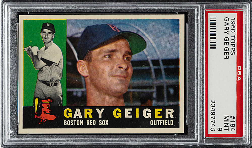 1960 Topps #184 Gary Geiger PSA MINT 9
