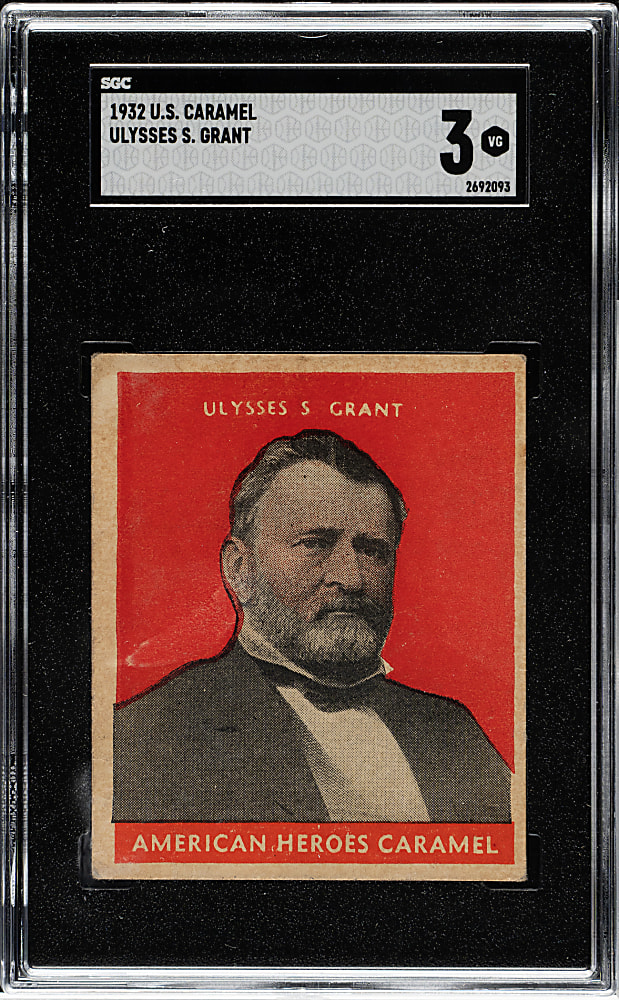 1932 R114 U.S. Caramel "Presidents" Ulysses S. Grant SGC VG 3
