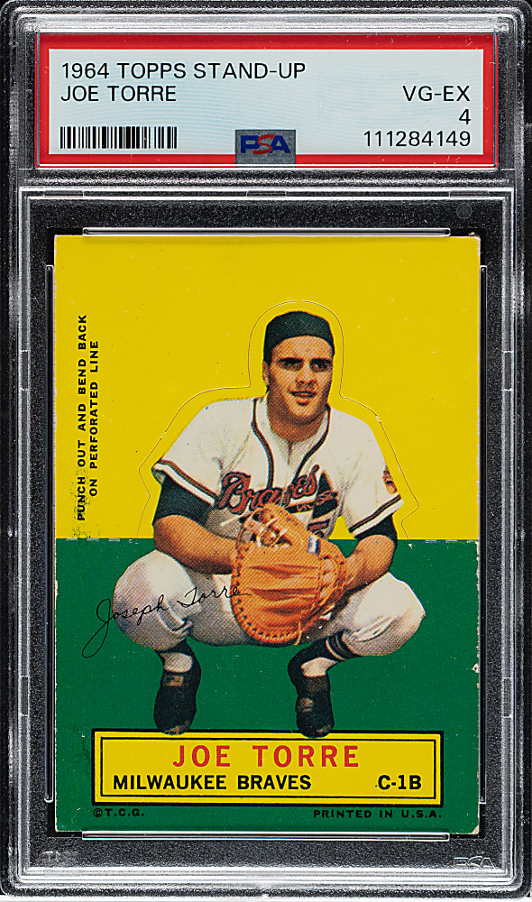 1964 Topps Stand-Up Joe Torre PSA VG-EX 4