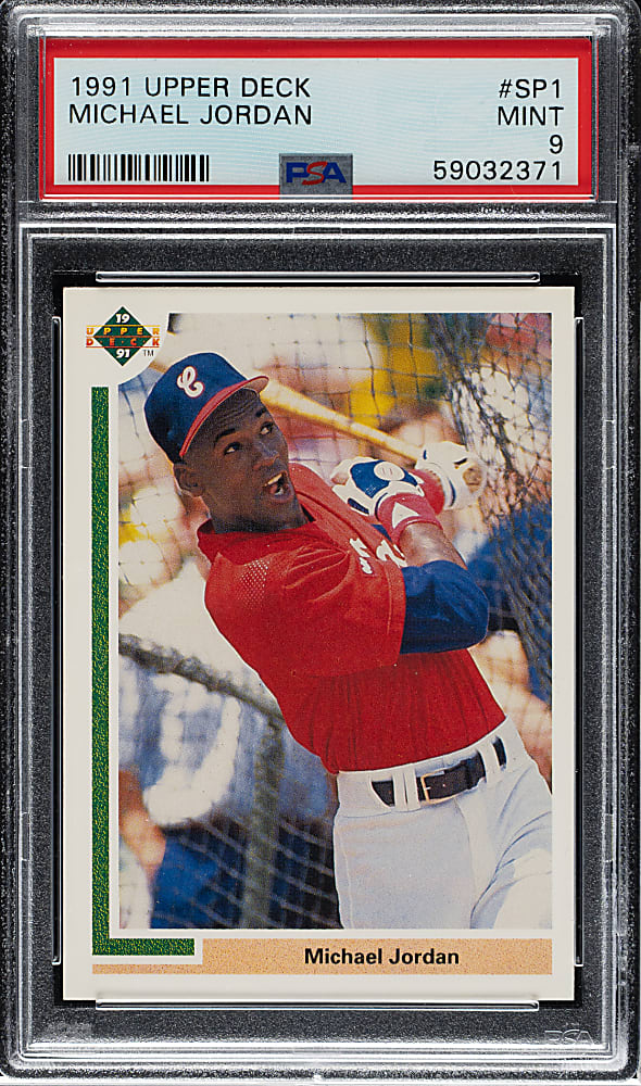 1991 Upper Deck #SP1 Michael Jordan Rookie PSA MINT 9