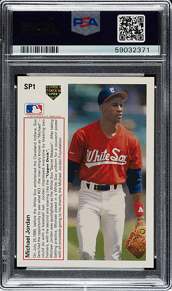 1991 Upper Deck #SP1 Michael Jordan Rookie PSA MINT 9