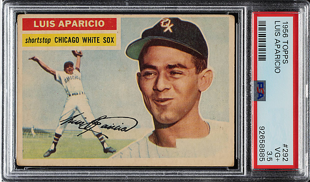 1956 Topps #292 Luis Aparicio Rookie PSA VG+ 3.5