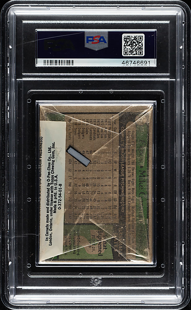 1979 Topps Unopened Cello Pack PSA NM 7 - Tom Seaver on Top