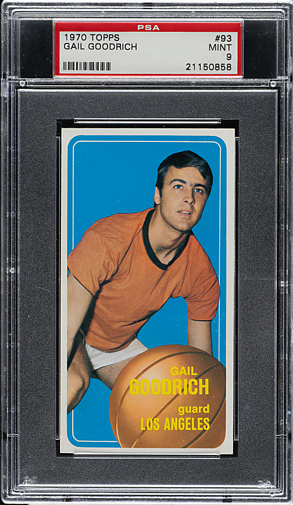 1970-1971 Topps Basketball #93 Gail Goodrich PSA MINT 9