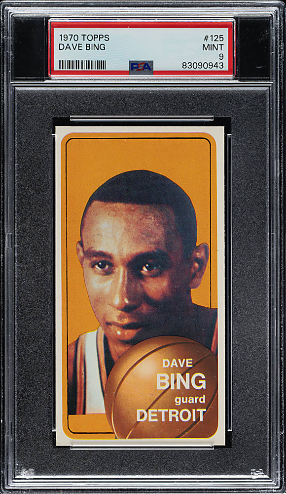 1970-1971 Topps Basketball #125 Dave Bing PSA MINT 9