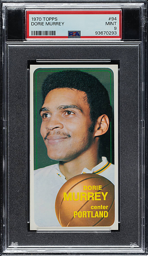 1970-1971 Topps Basketball #94 Dorie Murrey PSA MINT 9