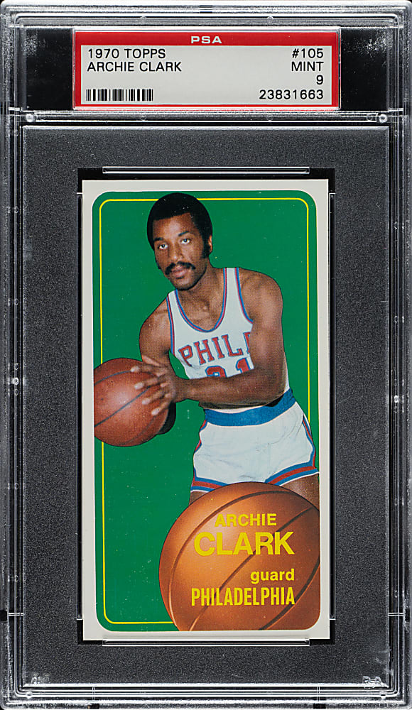 1970-1971 Topps Basketball #105 Archie Clark PSA MINT 9