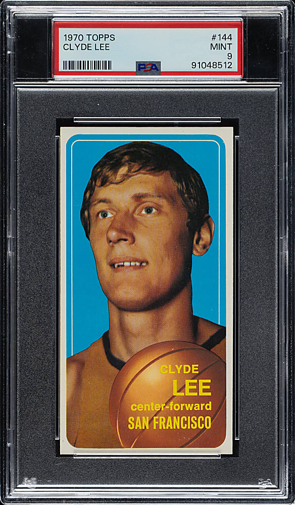 1970-1971 Topps Basketball #144 Clyde Lee PSA MINT 9