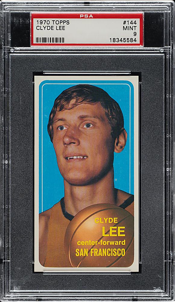 1970-1971 Topps Basketball #144 Clyde Lee PSA MINT 9