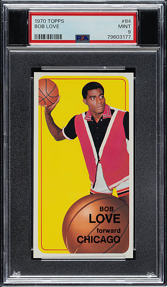1970-1971 Topps Basketball #84 Bob Love PSA MINT 9