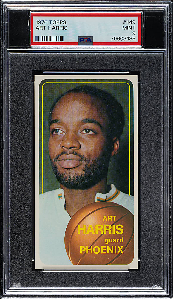 1970-1971 Topps Basketball #149 Art Harris PSA MINT 9