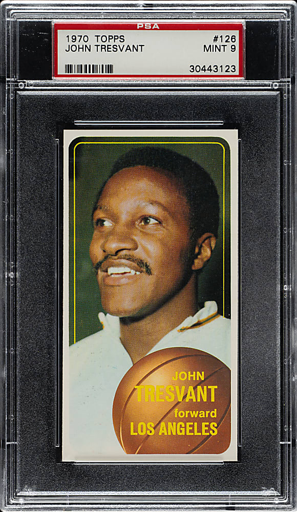 1970-1971 Topps Basketball #126 John Tresvant PSA MINT 9
