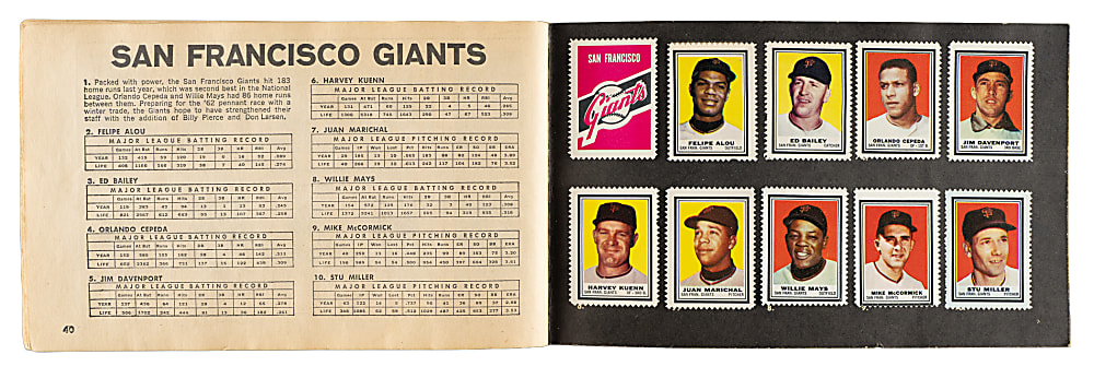 1962 Topps Stamps Complete Set (200) in Original Album